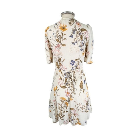 Reformation Lucky Wrap Mini Dress Size Medium - Picture 5 of 11